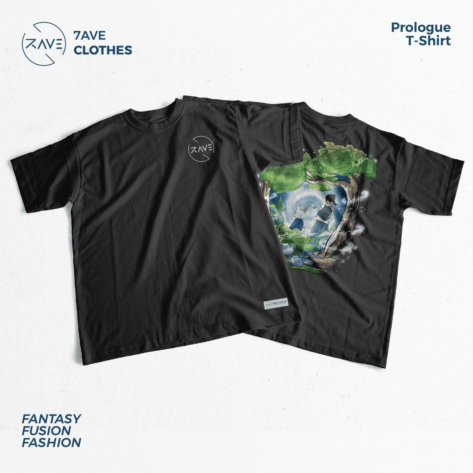 7AVE THE PROLOGUE - T SHIRT BLACK